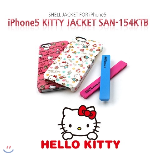 [HelloKitty] Sanrio 산리오 헬로키티 아이폰5 키티자켓 SAN-154KTB iPhone5 하드케이스