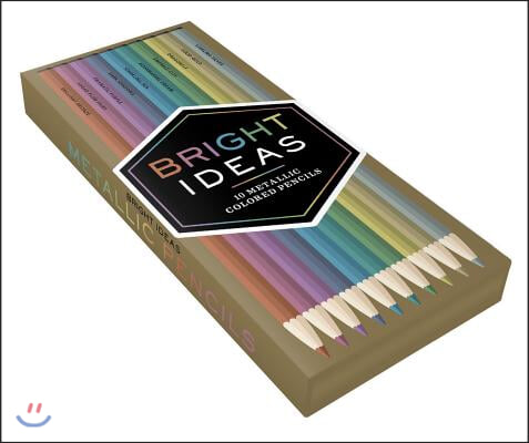 Bright Ideas Metallic Colored Pencils: 10 Colored Pencils