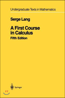 A First Course in Calculus