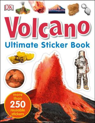 Ultimate Sticker Book: Volcano: More Than 250 Reusable Stickers