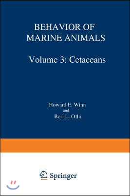 Behavior of Marine Animals: Current Perspectives in Research