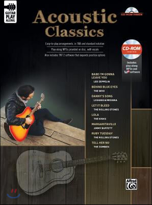 Classic Acoustic Guitar Play-Along: Guitar Tab, Book & CD-ROM