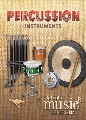 Alfred's Music Playing Cards -- Percussion Instruments: 1 Pack, Card Deck