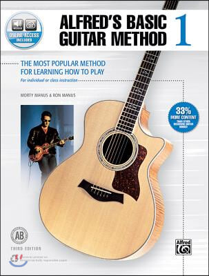 Alfred&#39;s Basic Guitar Method, Bk 1: The Most Popular Method for Learning How to Play, Book &amp; Online Audio