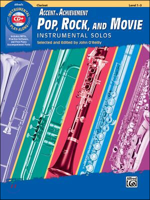 Aoa Pop, Rock, and Movie Instrumental Solos: Clarinet, Book & CD
