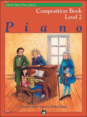 Alfred&#39;s Basic Piano Library Composition Book, Bk 2