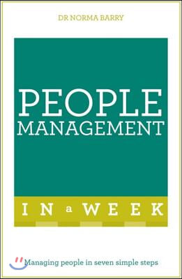 People Management in a Week: Teach Yourself