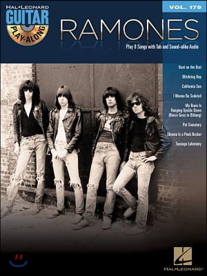 Ramones - Guitar Play-Along Vol. 179 Book/Online Audio [With CD (Audio)]