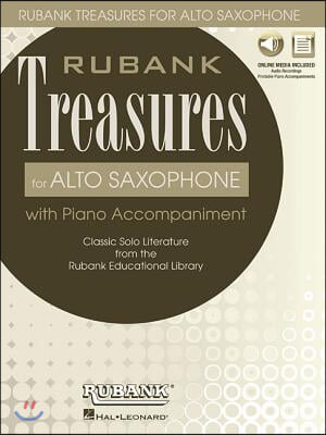 Rubank Treasures for Alto Saxophone: Book with Online Audio (Stream or Download)