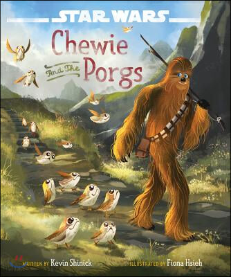 Star Wars - the Last Jedi Chewie and the Porgs