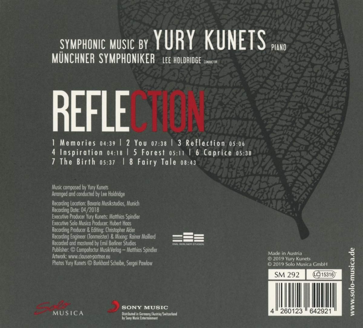 Lee Holdridge 유리 쿠네츠: 반향 (Yury Kunets: Reflection)