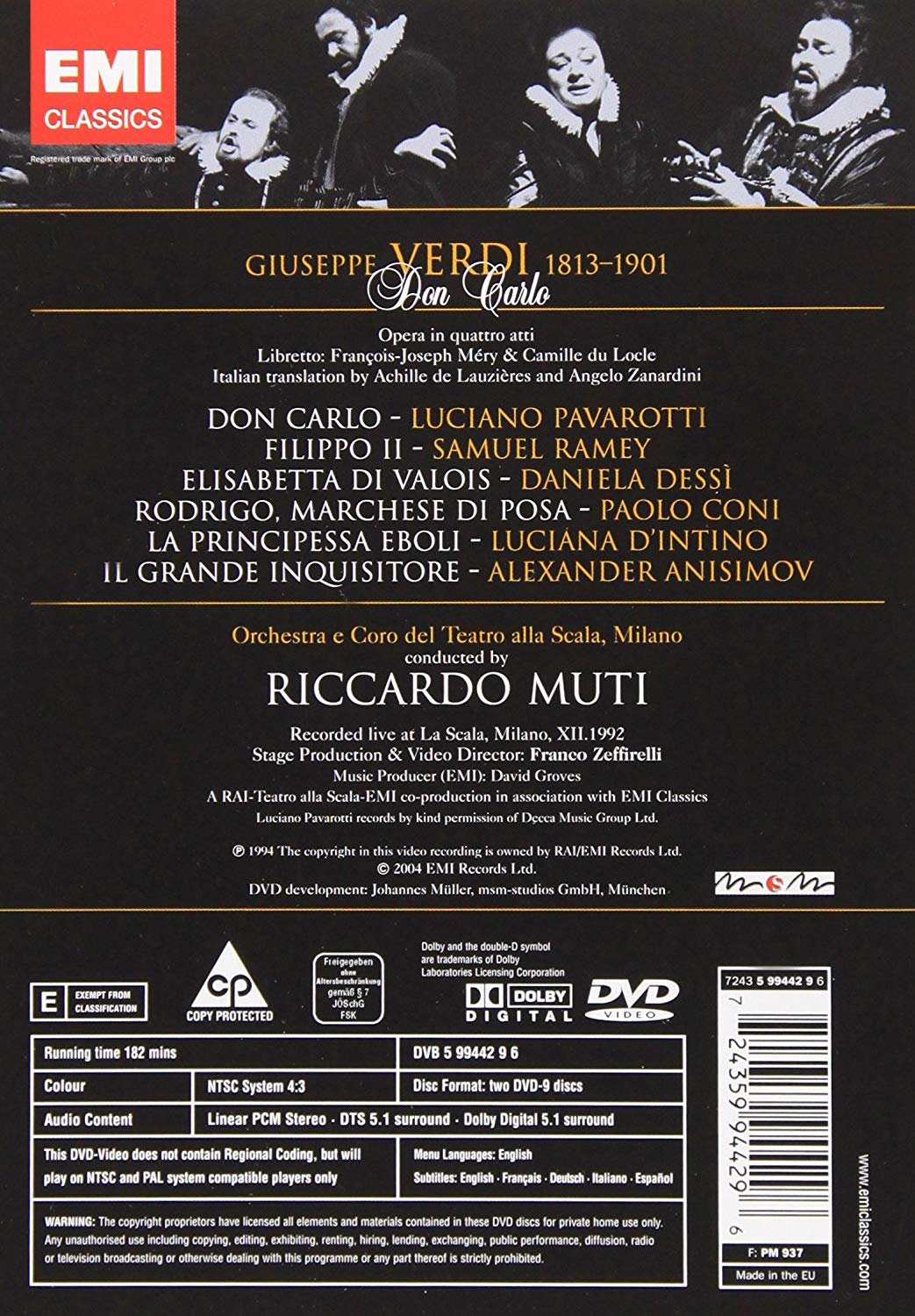 Riccardo Muti 베르디: 돈 카를로 (Verdi: Don Carlos)