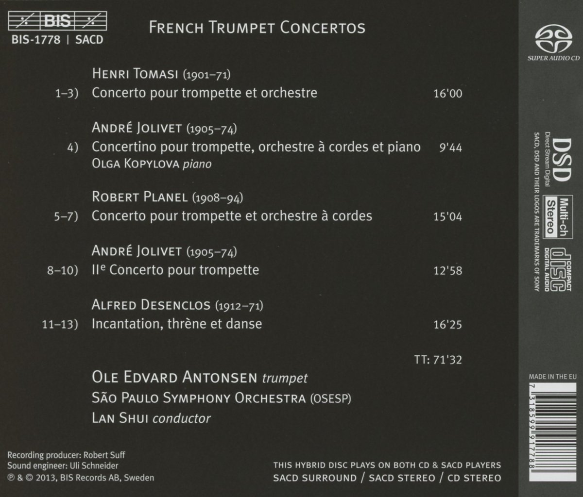 Ole Edvard Antonsen 프랑스 트럼펫 협주곡집 (French Trumpet Concertos)