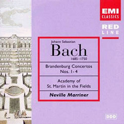 Bach : Brandenburg Concertos Nos.1-4 : Neville Marriner