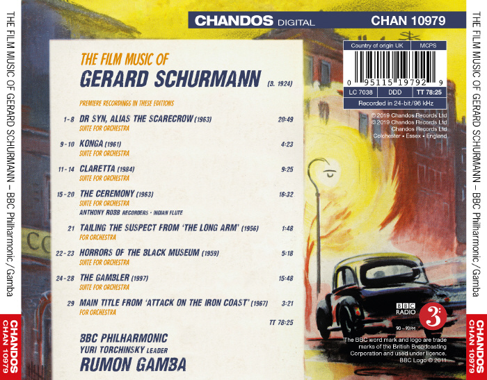 Rumon Gamba 제라드 셔먼의 영화 음악 (The Film Music of Gerard Schurmann)