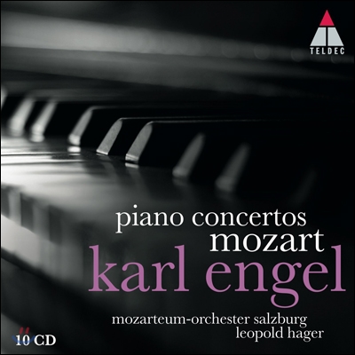 모차르트 : 피아노 협주곡 전집 - 칼 엥겔 (10CD Deluxe Edition)