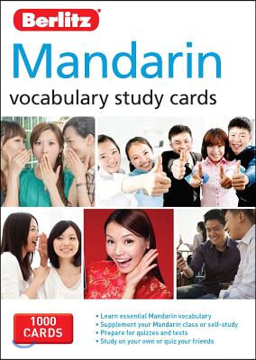 Berlitz Mandarin Chinese Vocabulary Study Cards