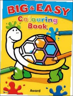 Big &amp; Easy Colouring Books: Tortoise