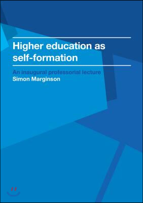 Higher Education as Self-Formation