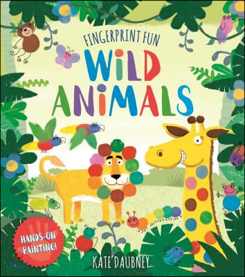 Fingerprint Fun Wild Animals: Hands-On Painting!