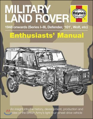 Military Land Rover 1948 Onwards (Series I-III, Defender, '101', Wolf, Etc): An Insight Into the History, Development, Production and Role of the Brit