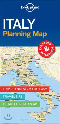 Lonely Planet Italy Planning Map