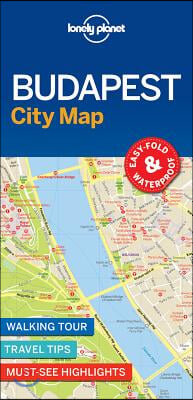 Lonely Planet Budapest City Map