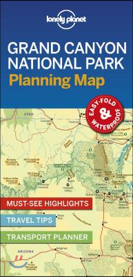 Lonely Planet Grand Canyon National Park Planning Map