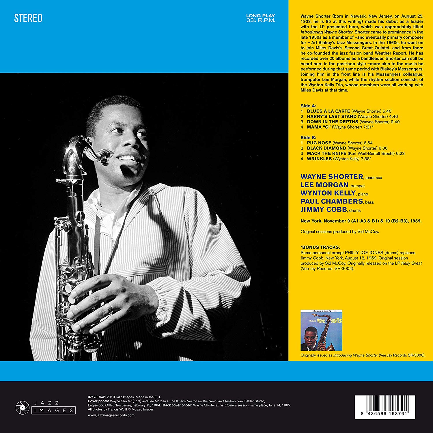 Wayne Shorter (웨인 쇼터) - Introducing Wayne Shorter [LP]