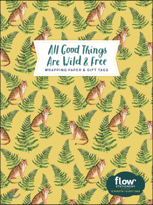 All Good Things Are Wild and Free Wrapping Paper and Gift Tags