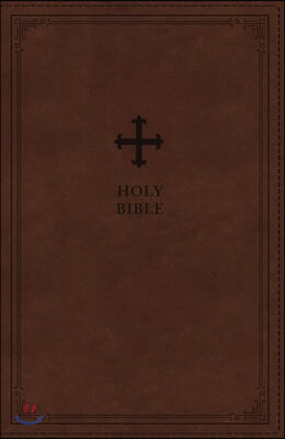 Nrsv, Catholic Bible, Gift Edition, Leathersoft, Brown, Comfort Print: Holy Bible