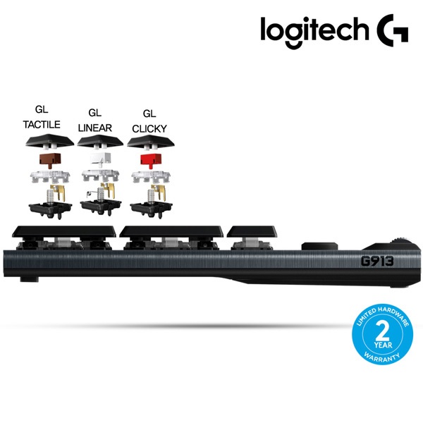 로지텍코리아 로지텍G G913 RGB 기계식 무선 게이밍 키보드 - 예스24 로지텍코리아 로지텍G G913 Rgb 기계식 무선 게이밍 키보드 - 예스24