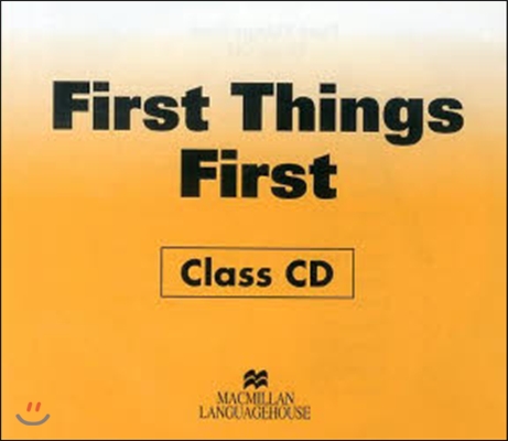 CD FirstThingsFirst