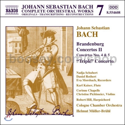Helmut Muller-Bruhl 바흐: 브란덴부르크 협주곡 II (J.S,Bach: Brandenbrug Concertos II - Concertos Nos. 4, 5) 