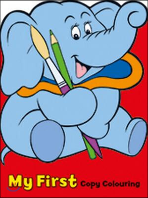 Elephant My First Copy Colouring