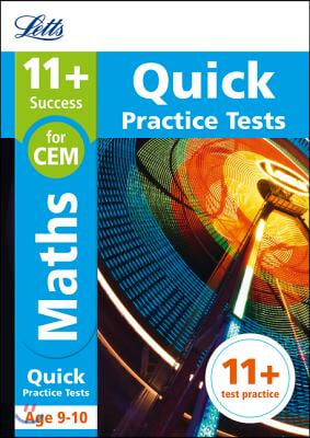 11+ Maths Quick Practice Tests: for the Cem Tests: Age 9-10