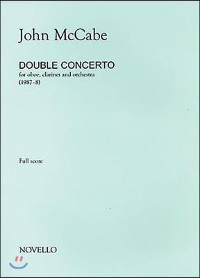 John McCabe: Double Concerto for Oboe, Clarinet and Orchestra (Study Score)