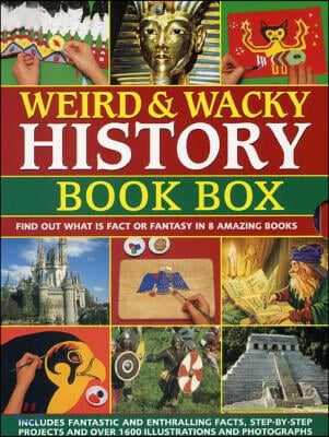 Weird &amp; Wacky History Book Box: Find Out What Is Fact or Fantasy in 8 Amazing Books: Pirates, Witches and Wizards, Monsters, Mummies and Tombs, the Vi