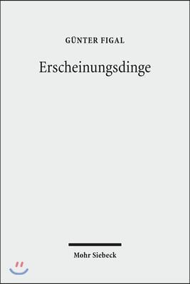 Erscheinungsdinge: Asthetik ALS Phanomenologie