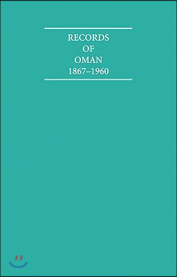 Records of Oman 1867 1960 12 Volume Hardback Set Including Map Box