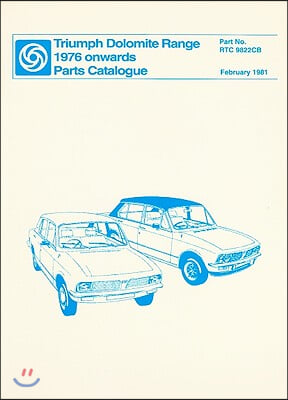 Triumph Dolomite Range 1976 Onwards Parts Catalog