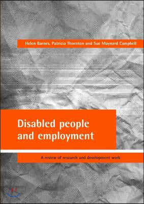 Disabled people and employment