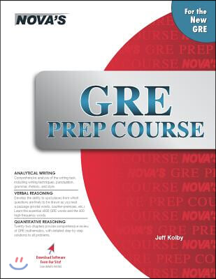 GRE Prep Course [With CDROM]