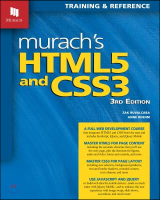 Murach's HTML5 and CSS3 (3rd Edition)