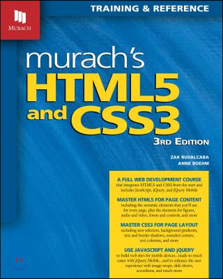 Murach&#39;s HTML5 and CSS3 (3rd Edition)