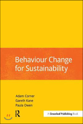 Behaviour Change for Sustainability