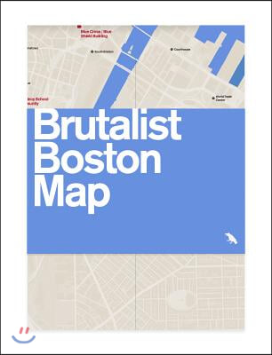 Brutalist Boston Map