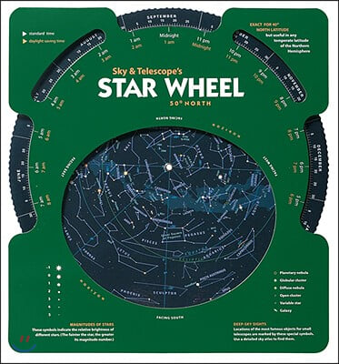 Sky &amp; Telescope&#39;s Star Wheel 50 Degrees North