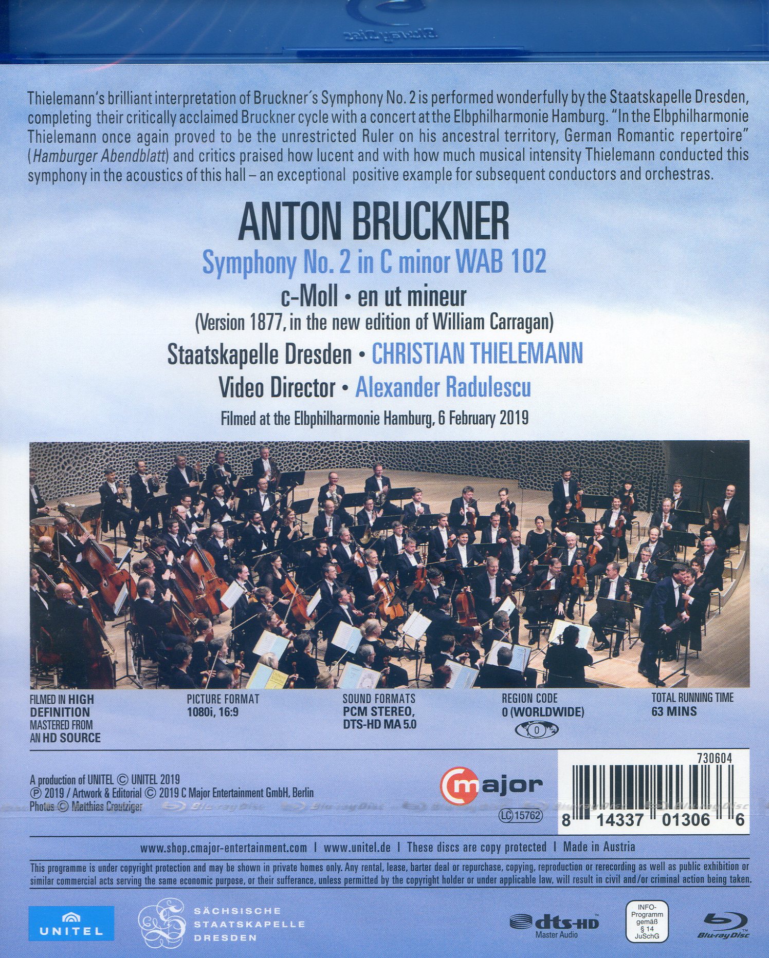 Christian Thielemann 브루크너: 교향곡 2번 (Bruckner: Symphony WAB102)