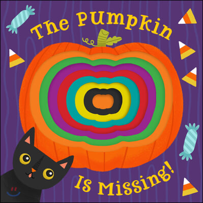 The Pumpkin Is Missing! Board Book with Die-Cut Reveals